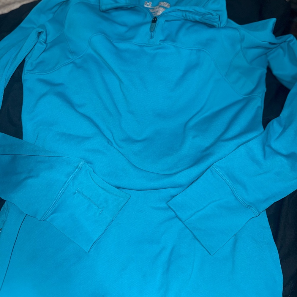 Under Armour Teal Quarter-Zip Pullover